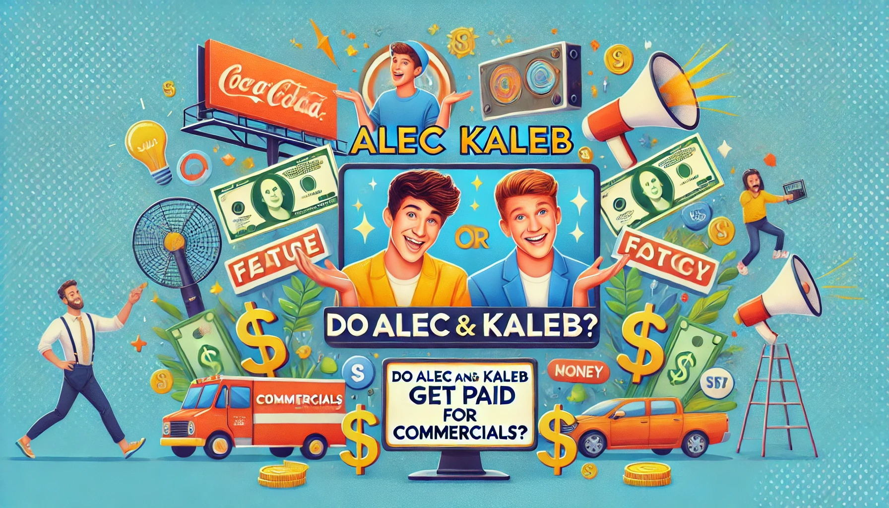 do alec and kaleb get paid for commercials