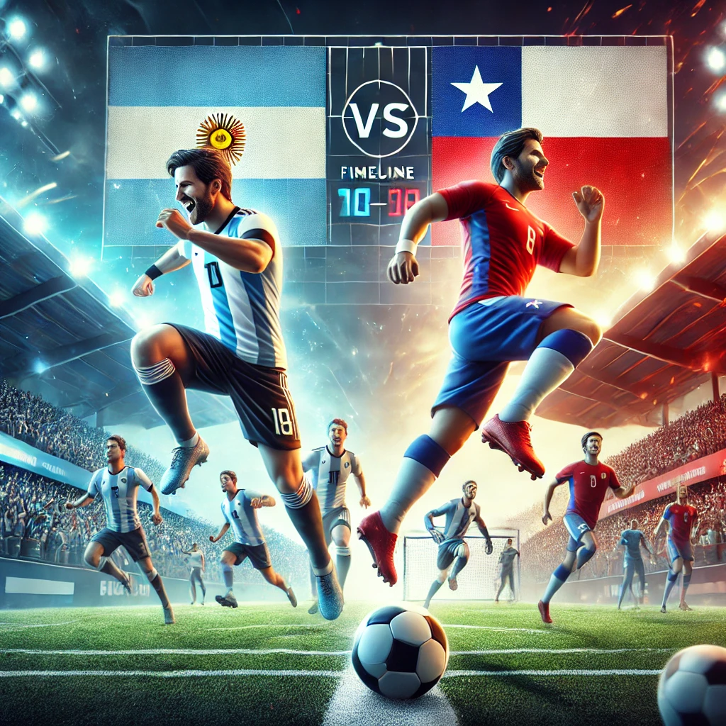 Argentina National Football Team vs Chile National Football Team Timeline