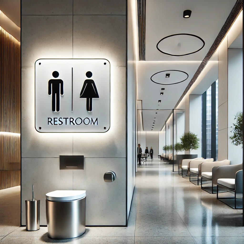 Innovative Uses of Restroom Signs in Modern Architecture