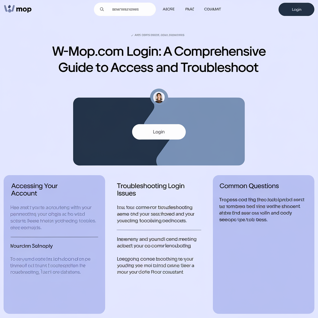 W-MOP.com Login: A Comprehensive Guide to Access and Troubleshoot