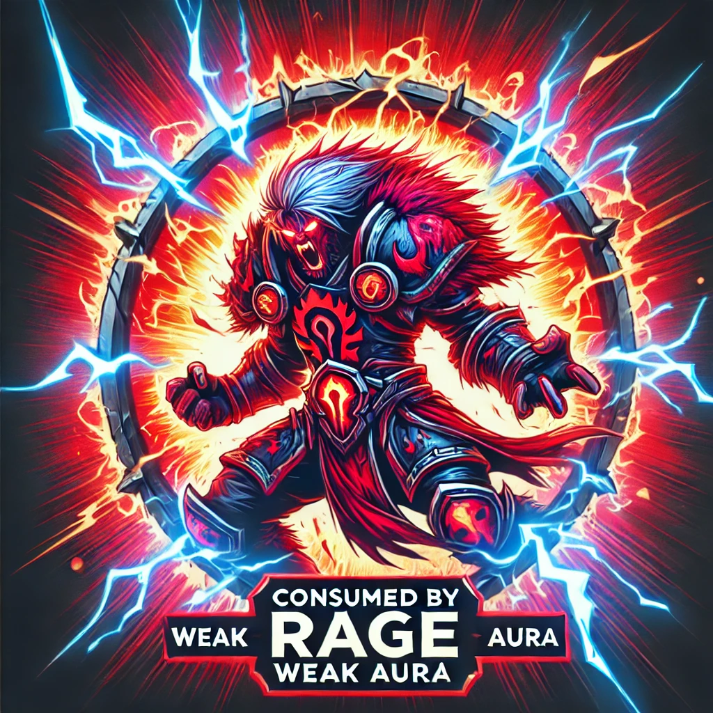 What is Consumed by Rage Weak Aura?